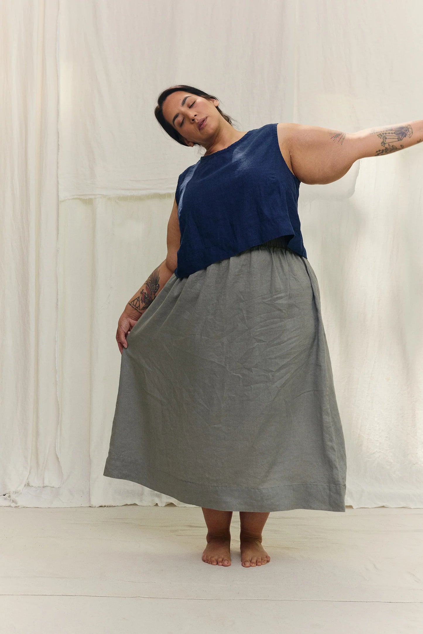 Lightweight Linen | Overcast