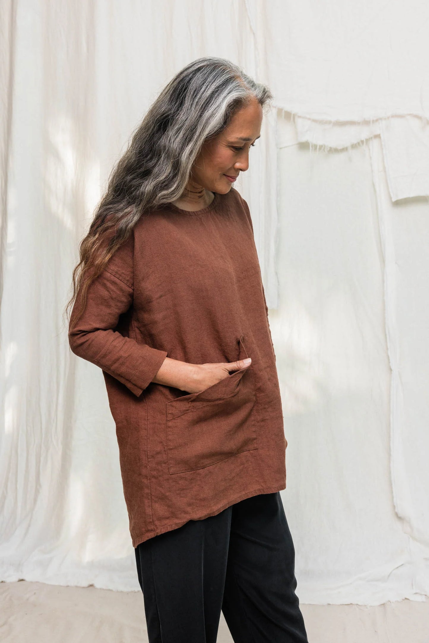 Midweight Linen | Cedar