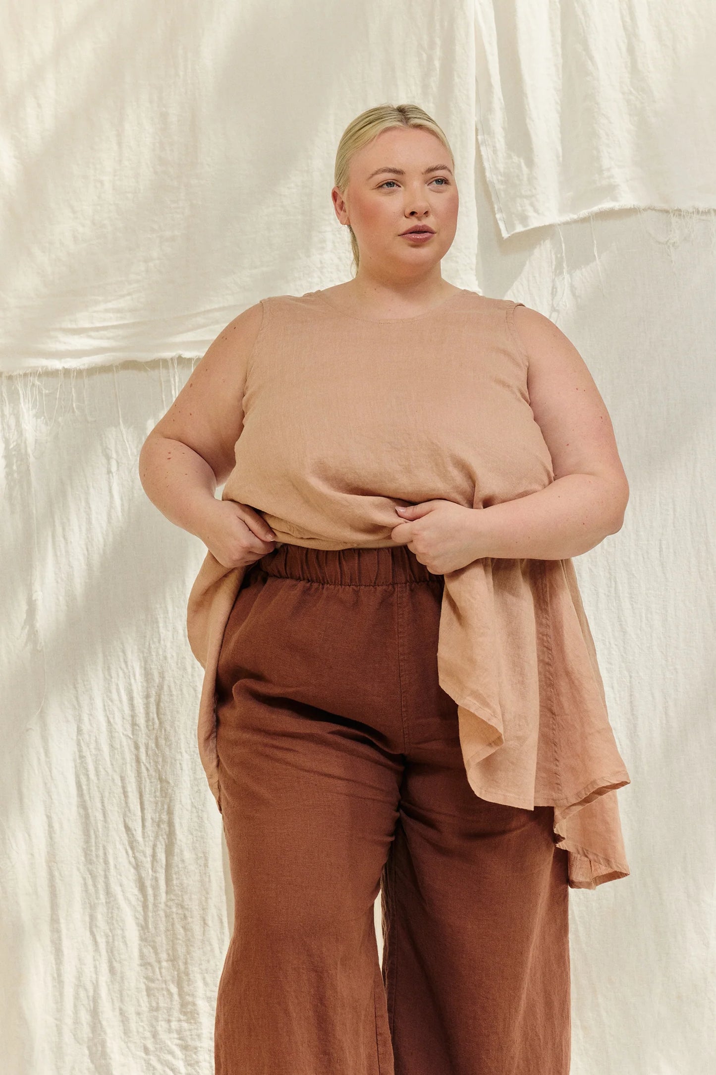 Harlow Tunic in Lightweight Linen