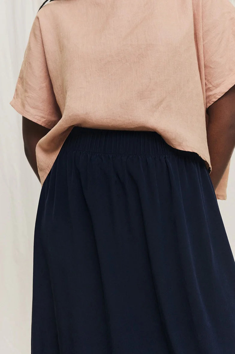 Bel Skirt in Silk Crepe
