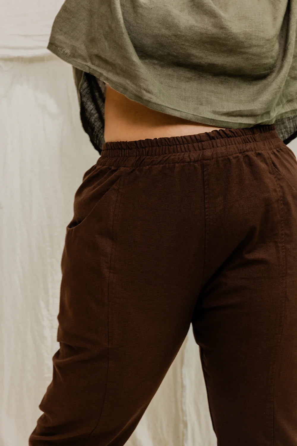 Clyde Work Pant in Organic Cotton Canvas, Umber, Size XXS-Short | Ready to Ship