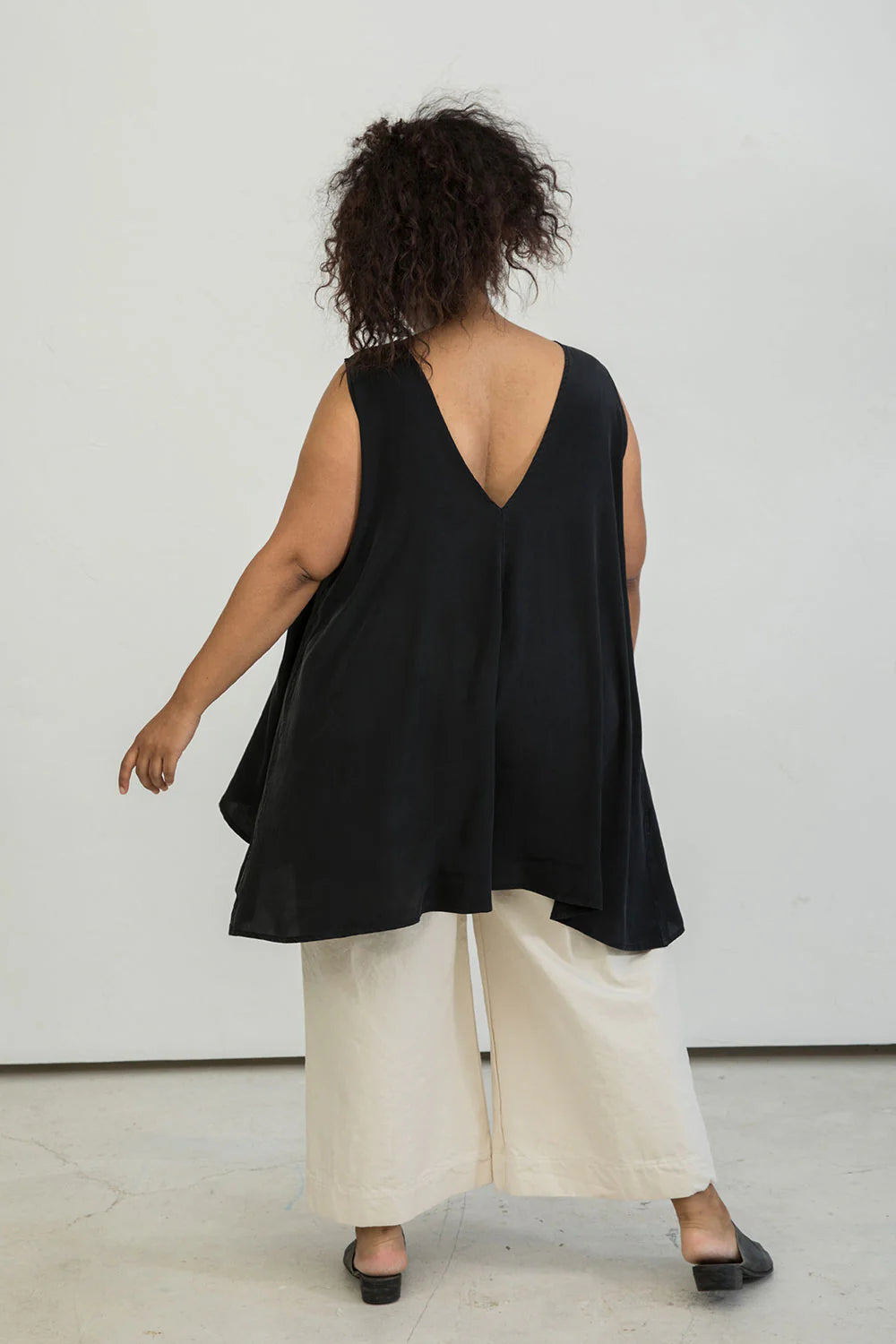 Harlow Tunic in Silk Crepe