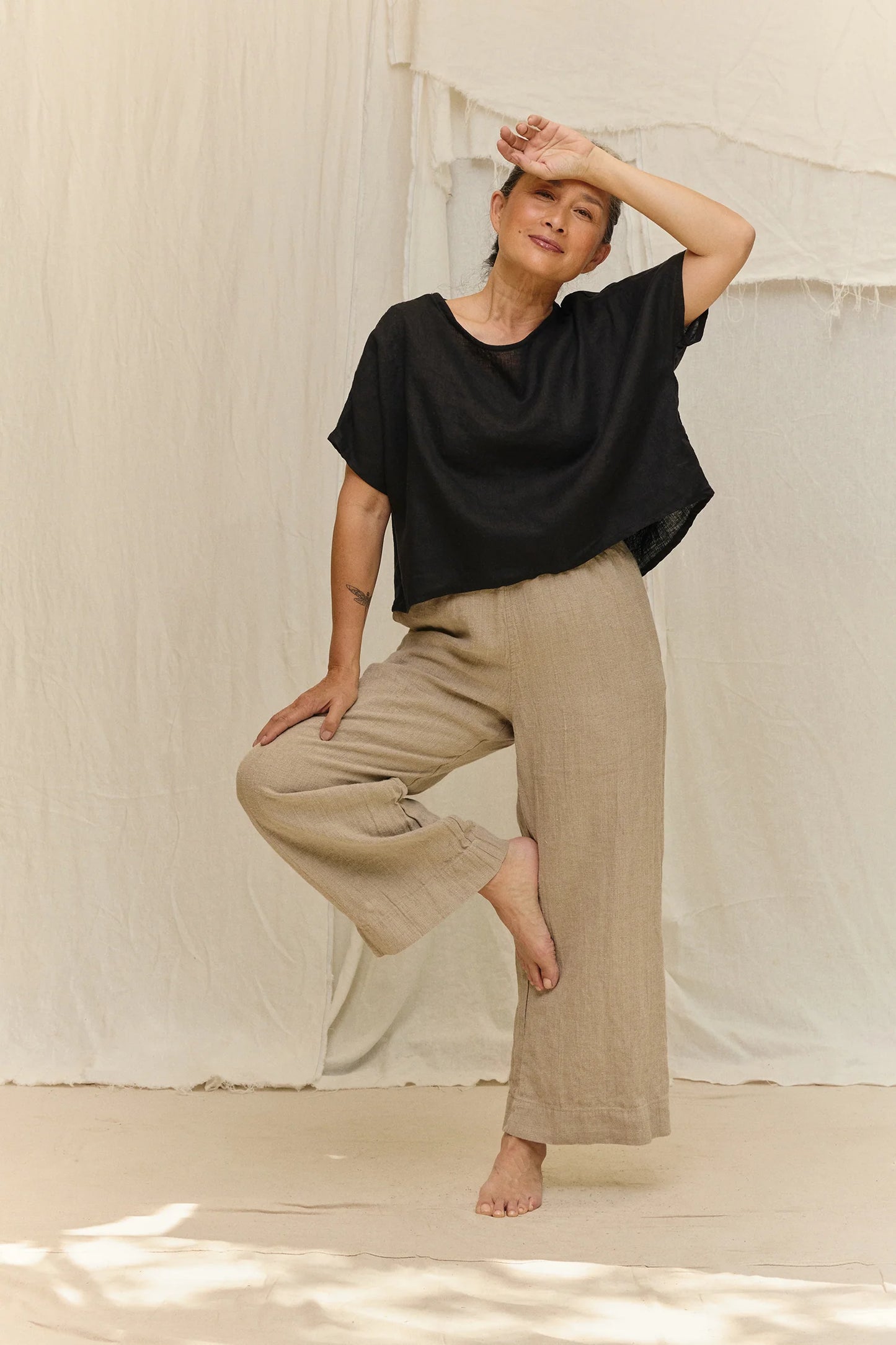 Linn Tee in Lightweight Linen