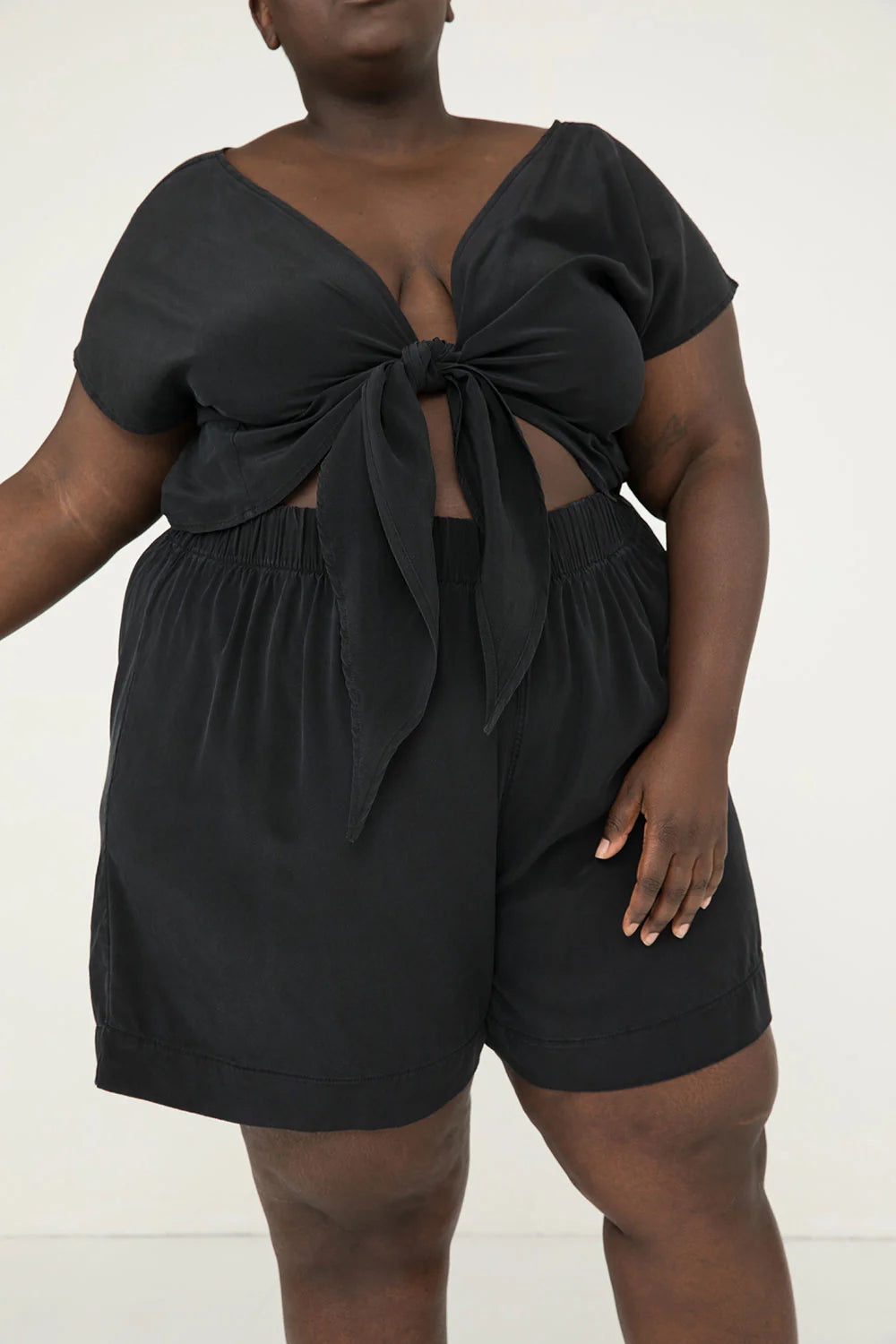 Florence Short in Silk Crepe