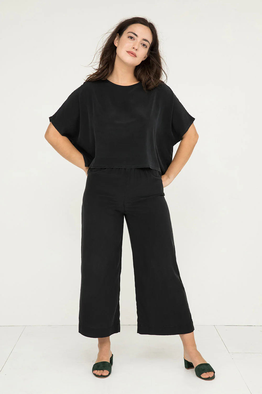 Linn Tee in Silk Crepe