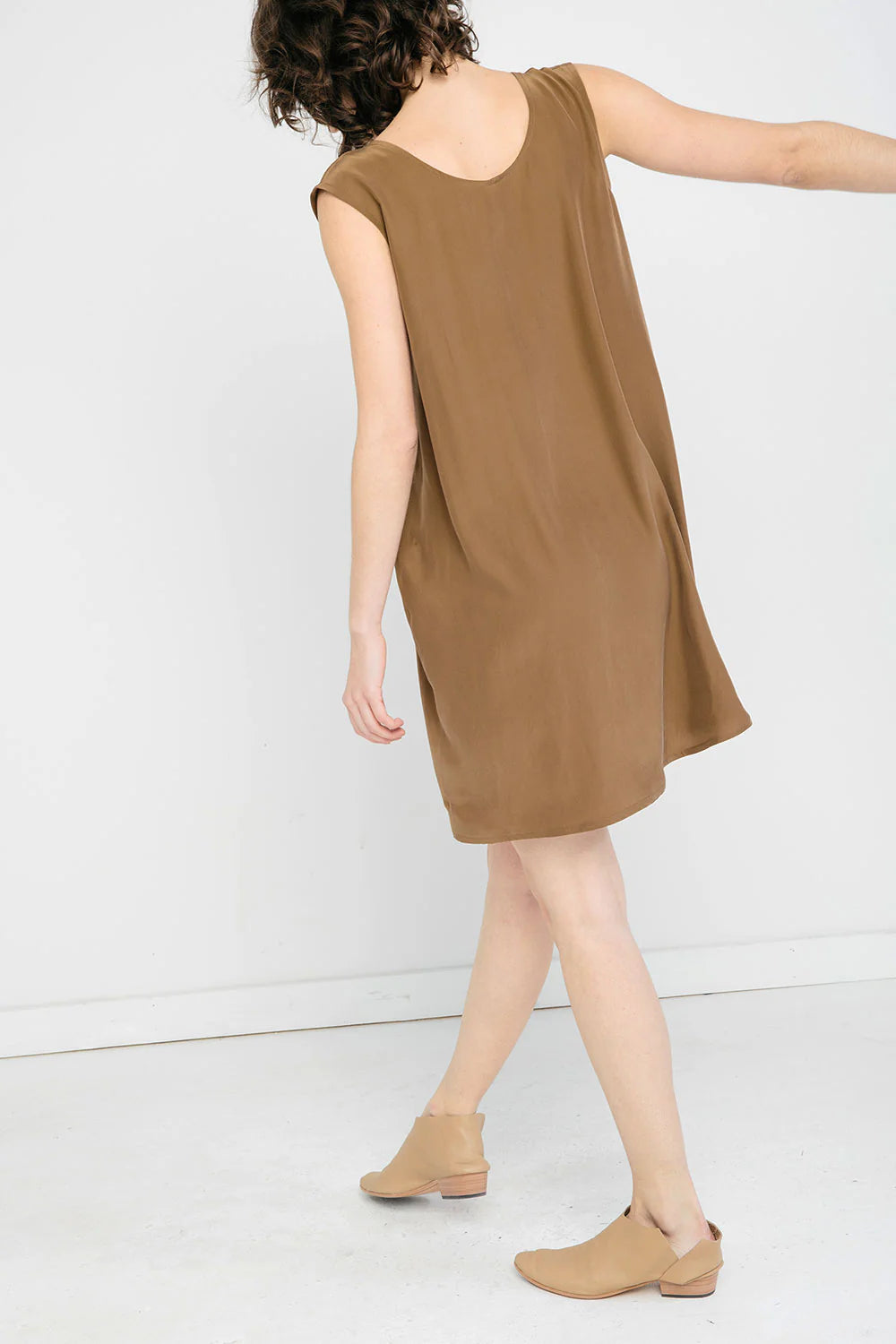 Marlena Dress in Silk Crepe
