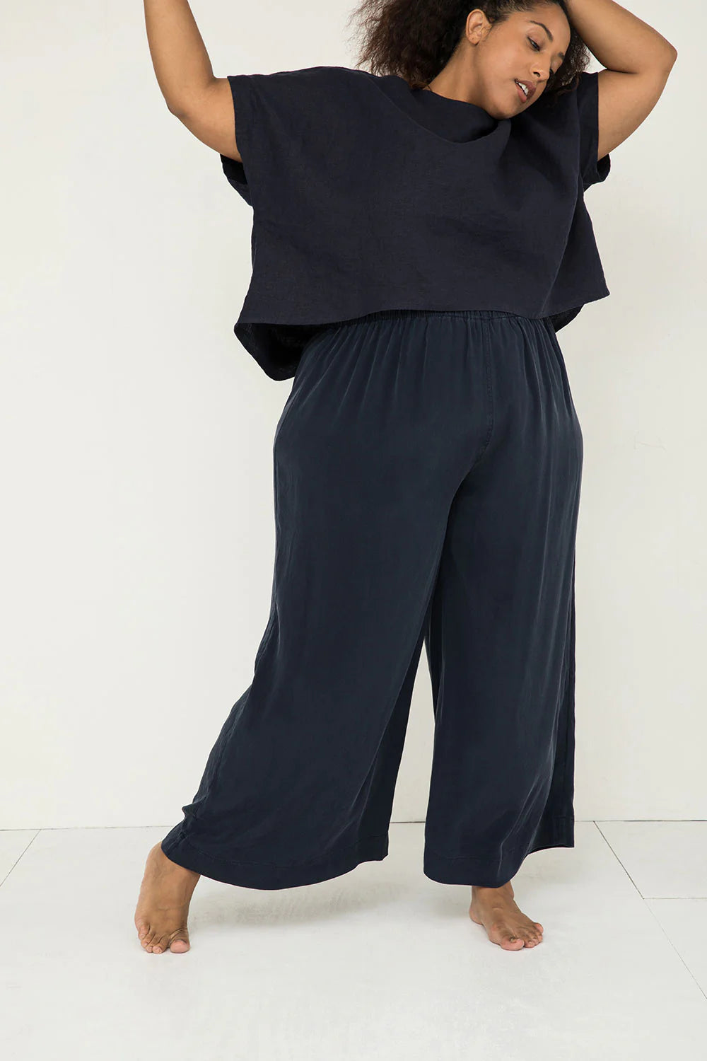 Florence Pant in Silk Crepe