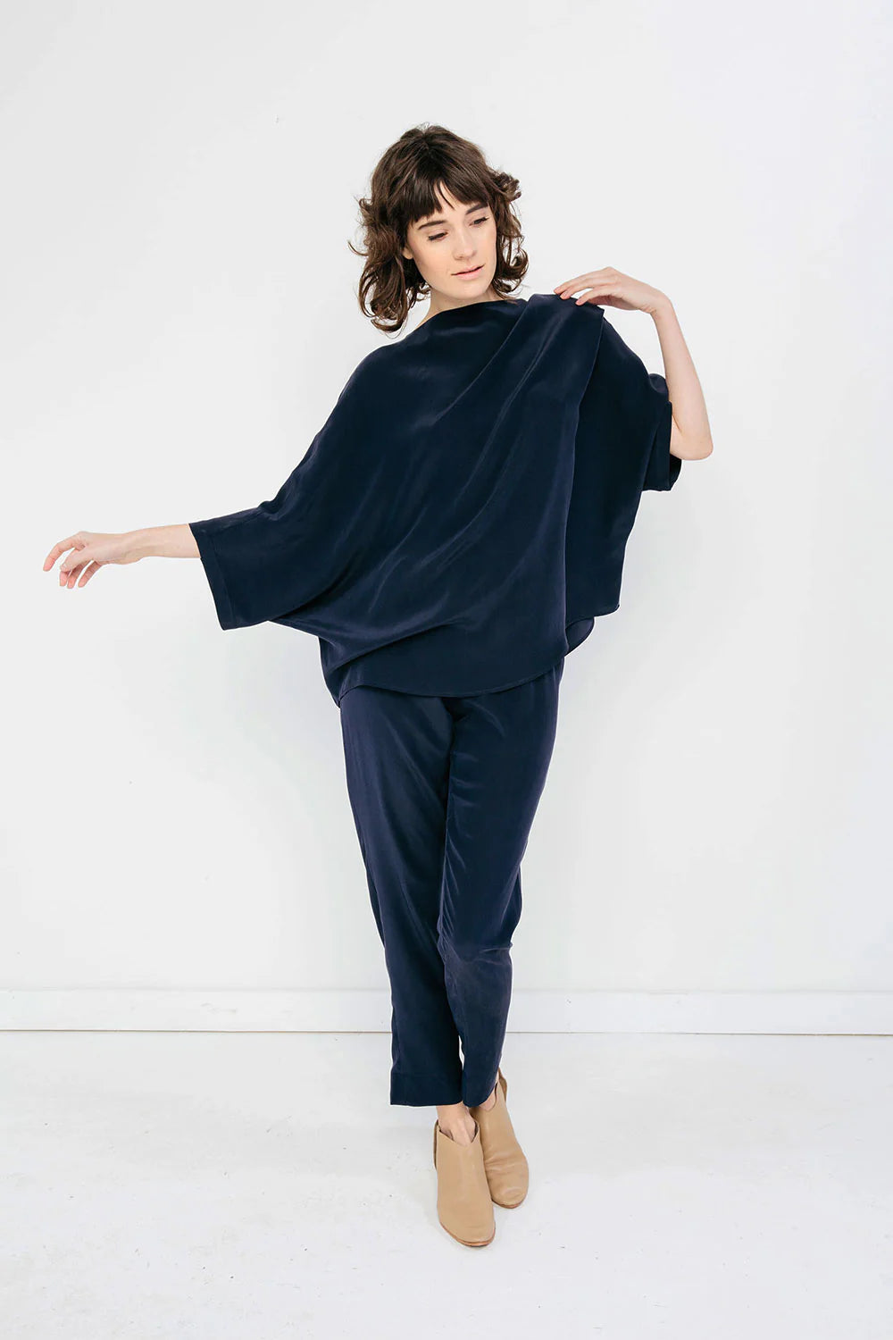 Artist Smock in Silk Crepe
