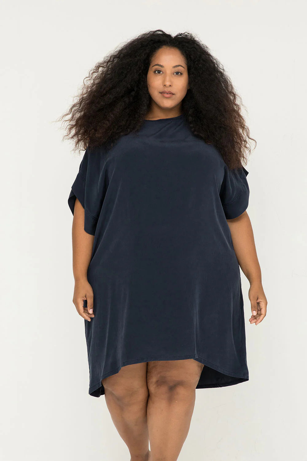 Georgia Dress in Silk Crepe