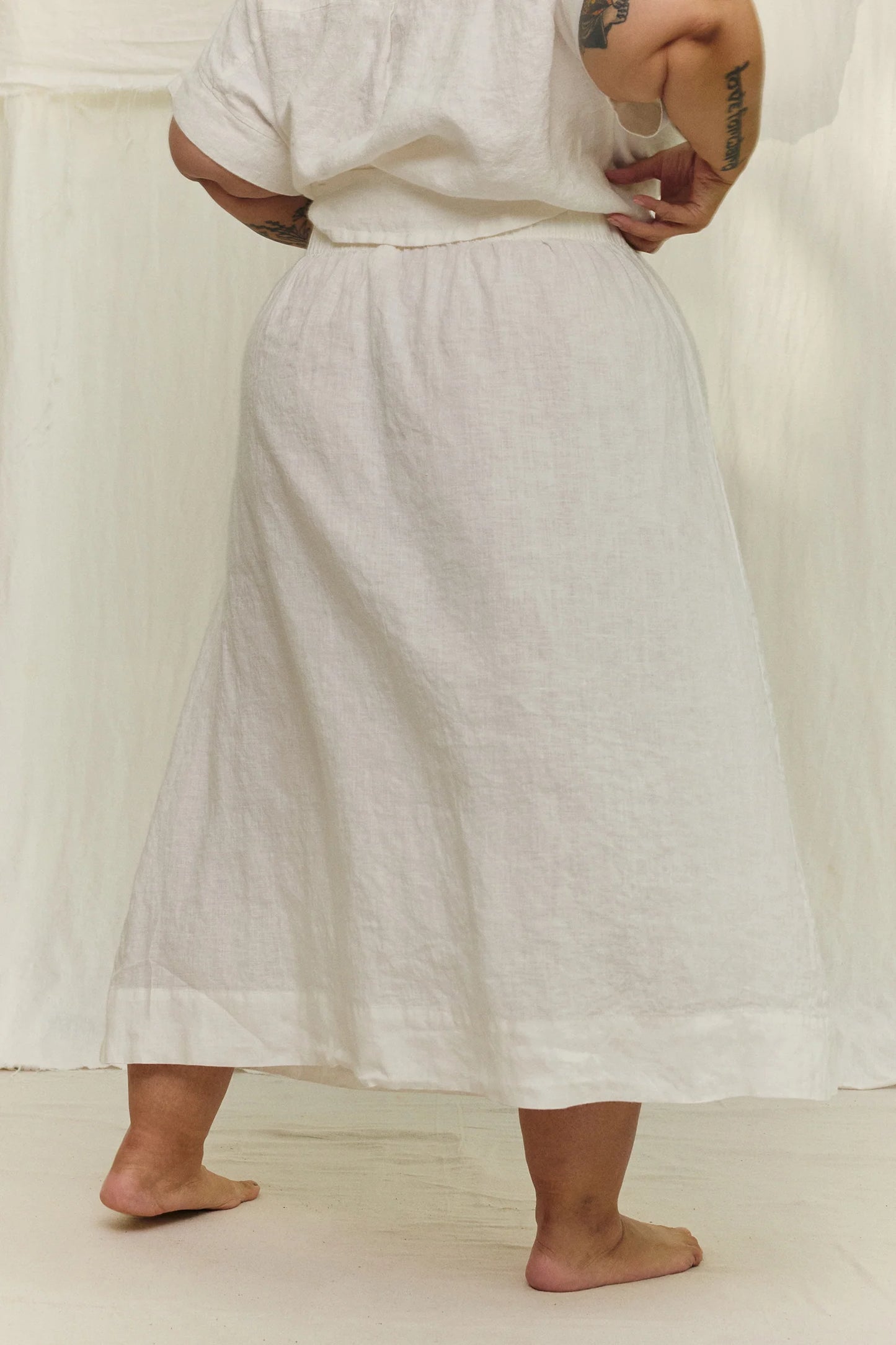 Bel Skirt in Lightweight Linen