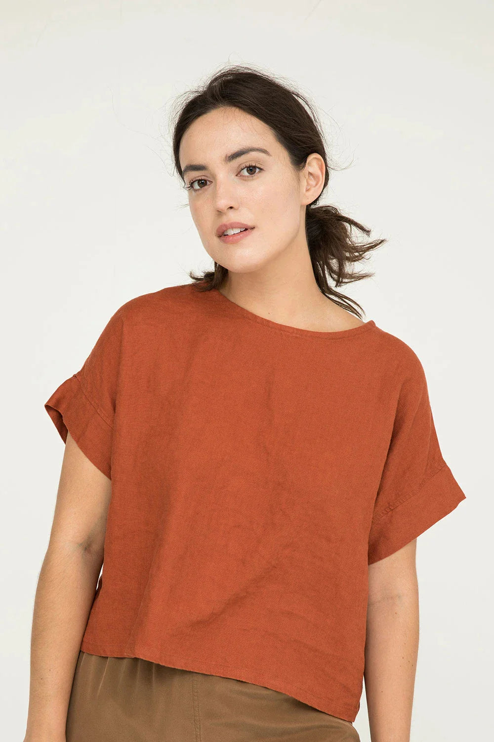 Old Midweight Linen | Terra