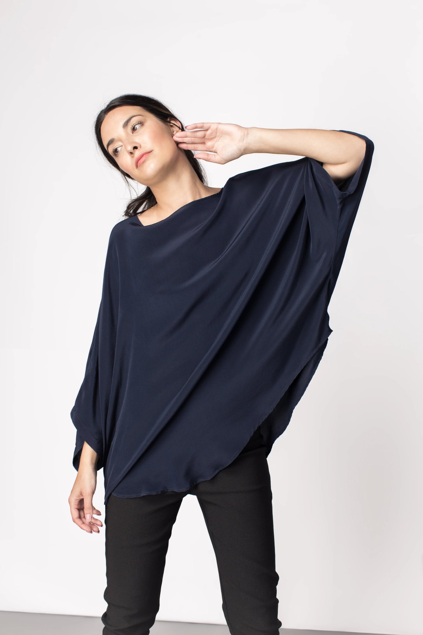 Artist Smock in Silk Crepe