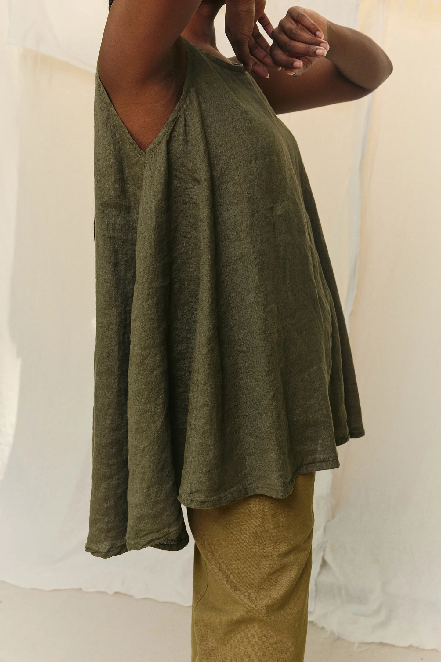 Harlow Tunic in Lightweight Linen