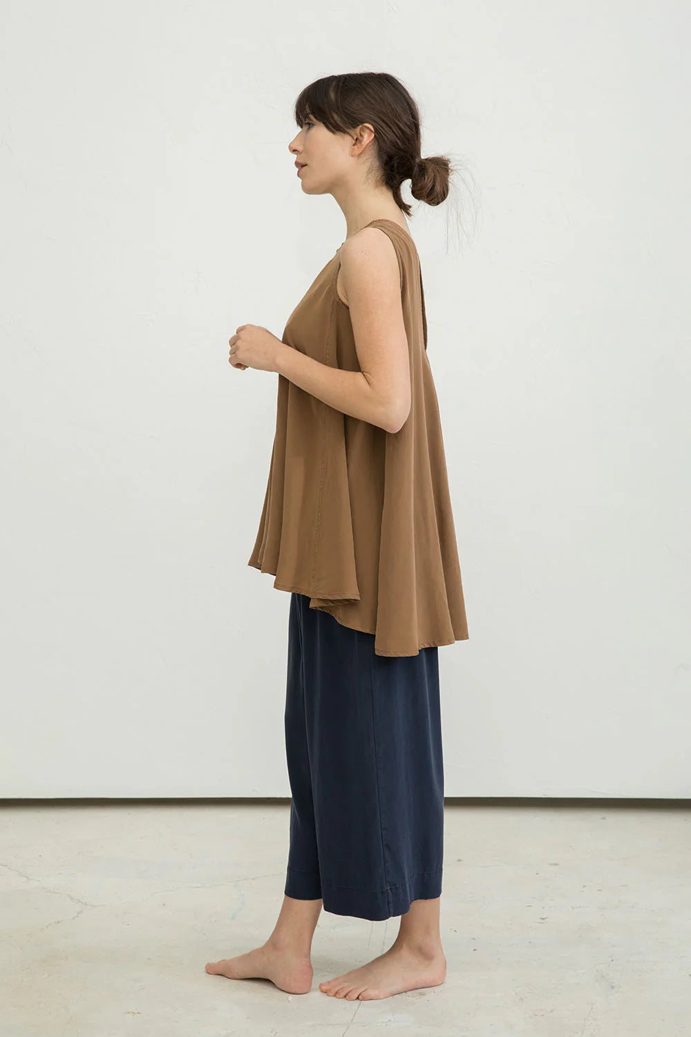 Harlow Tunic in Silk Crepe