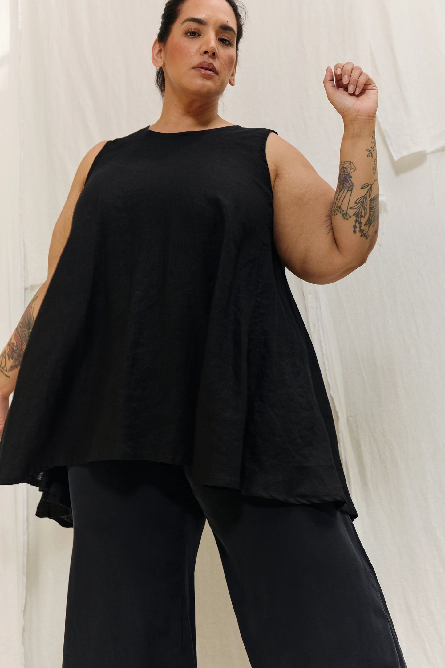 Harlow Tunic in Lightweight Linen