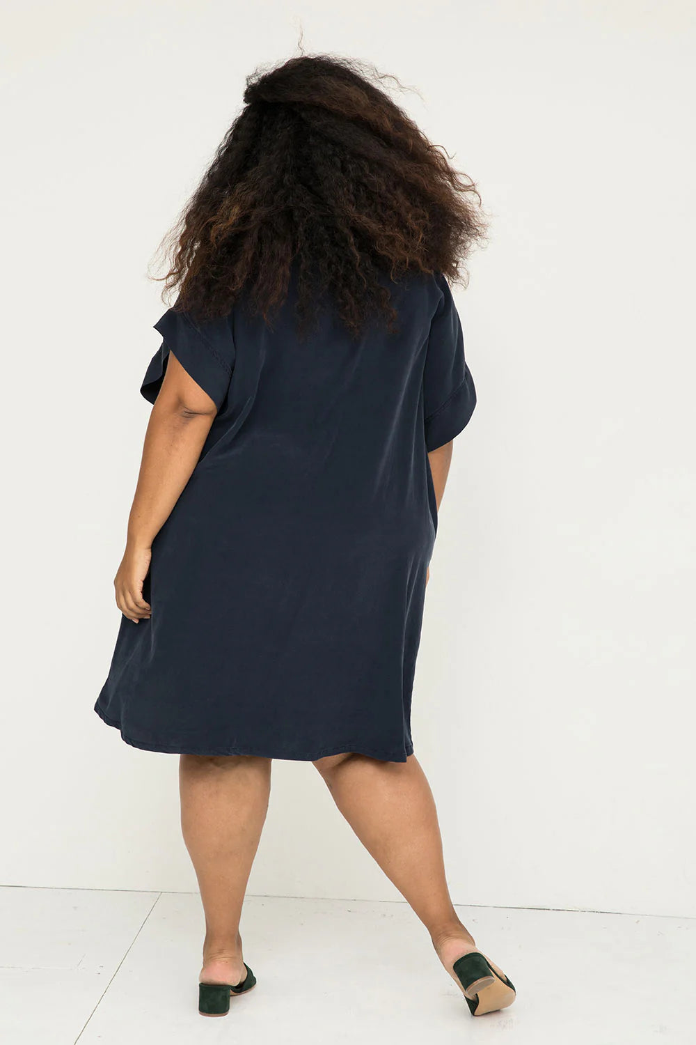Georgia Dress in Silk Crepe