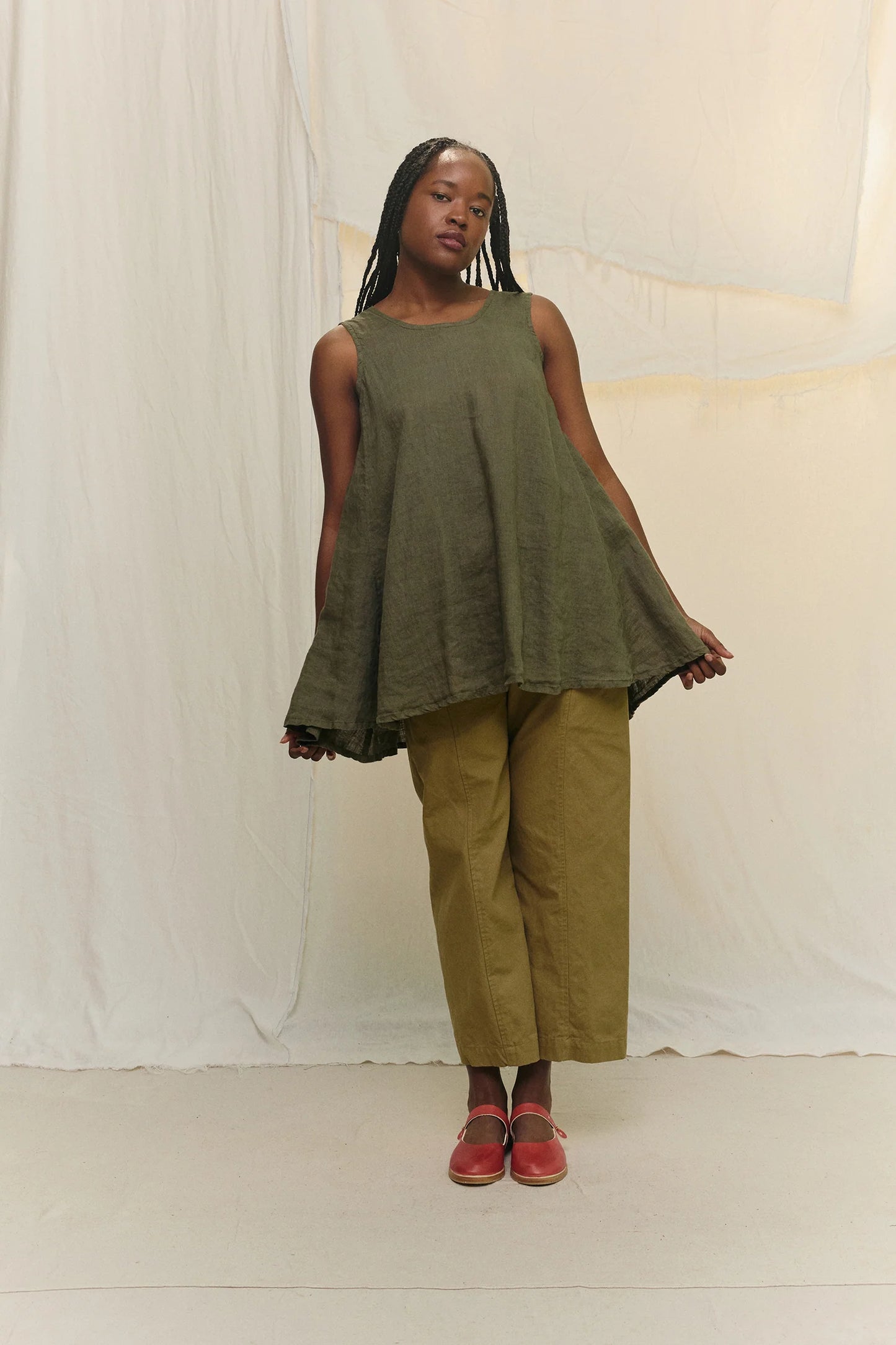Harlow Tunic in Lightweight Linen