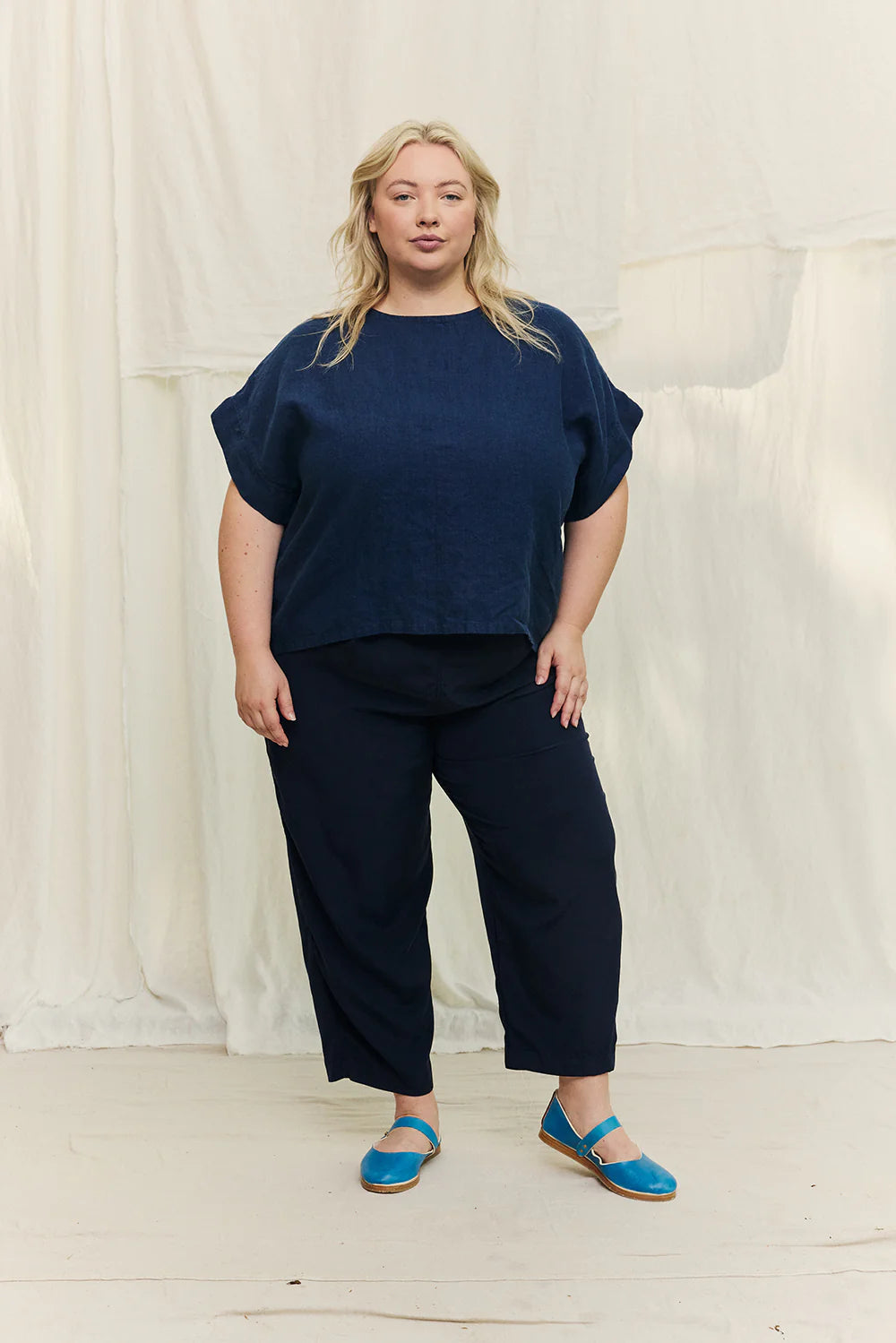 Andy Trouser in Silk Crepe