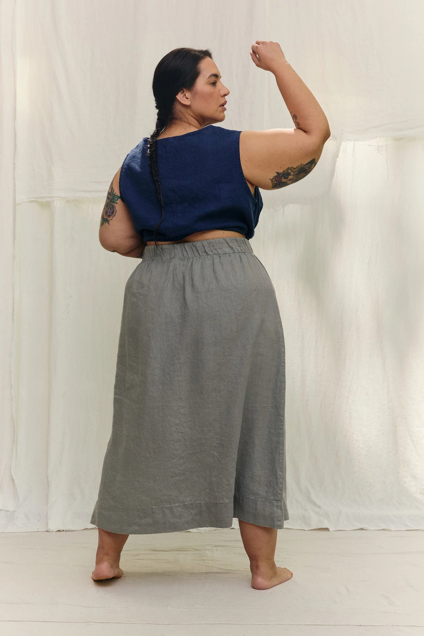 Bel Skirt in Lightweight Linen