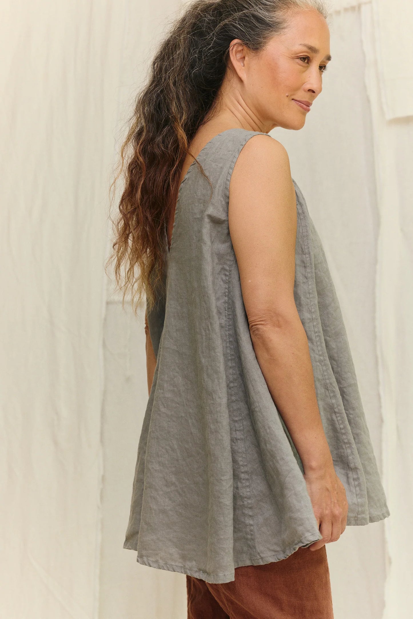 Harlow Tunic in Lightweight Linen