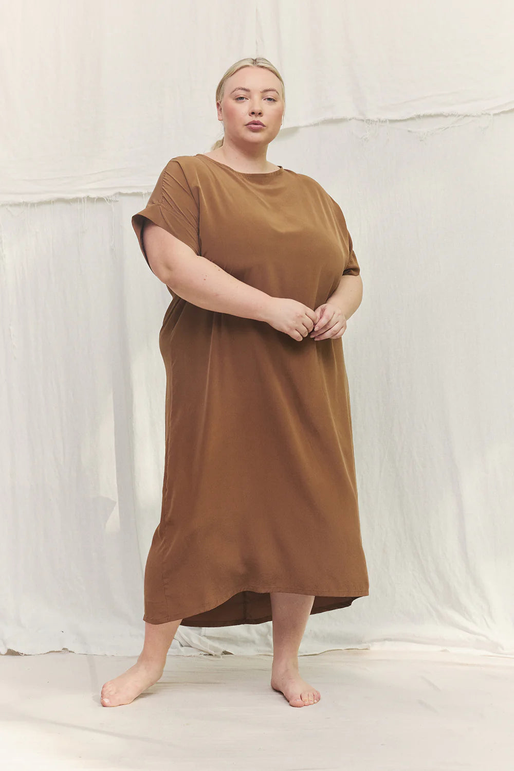 Georgia Midi in Silk Crepe