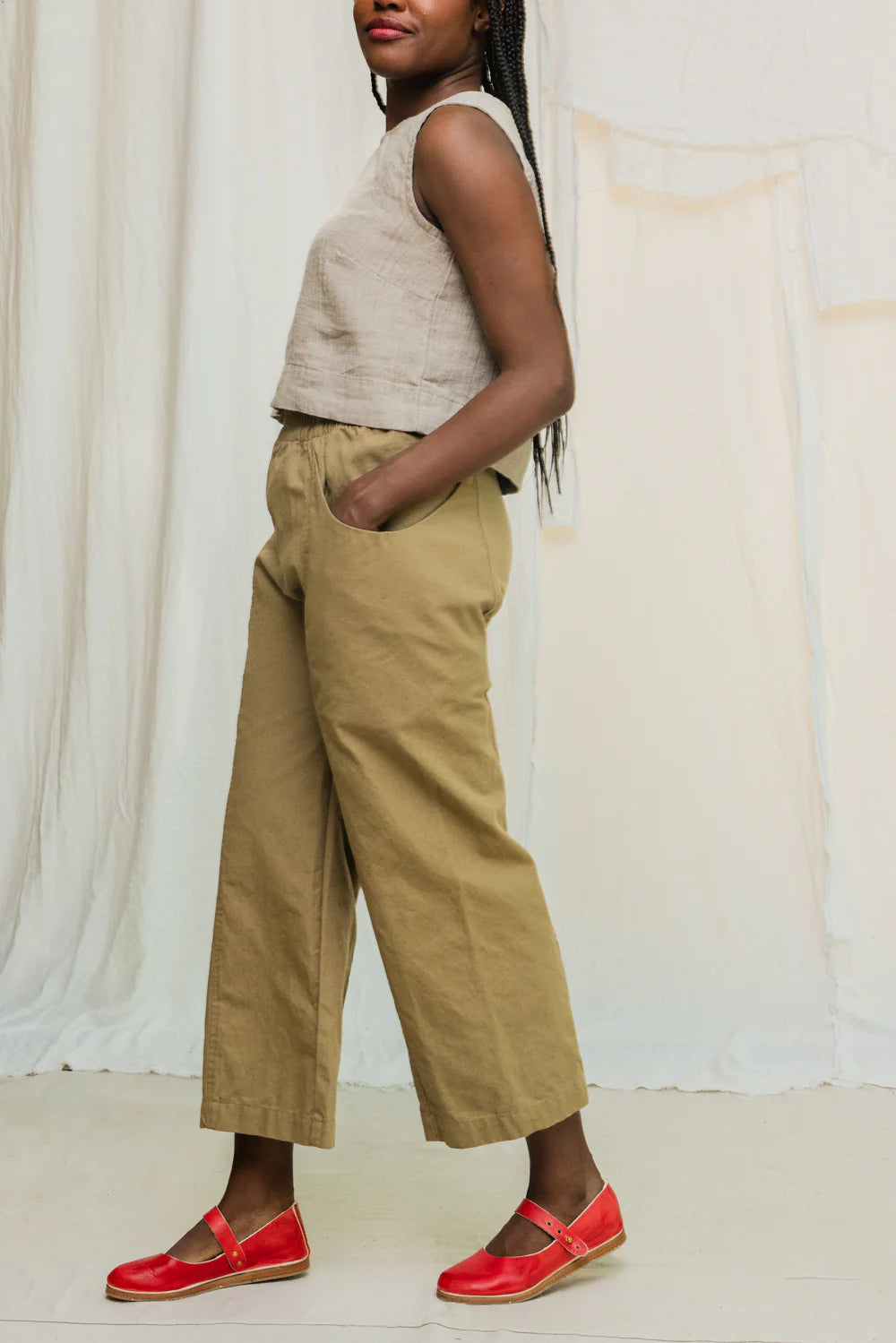 Organic Cotton Canvas, 10oz | Olivine