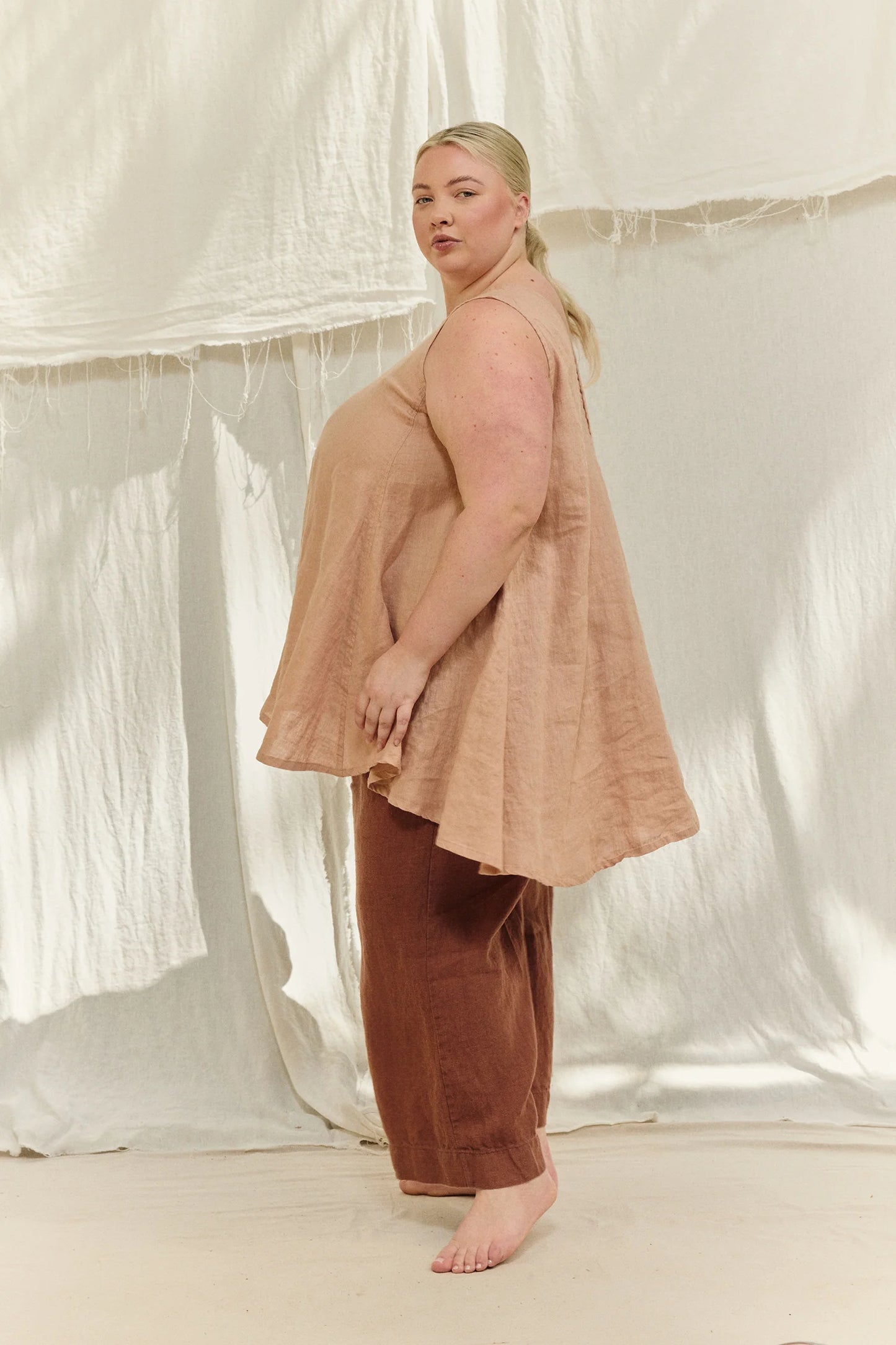 Harlow Tunic in Lightweight Linen
