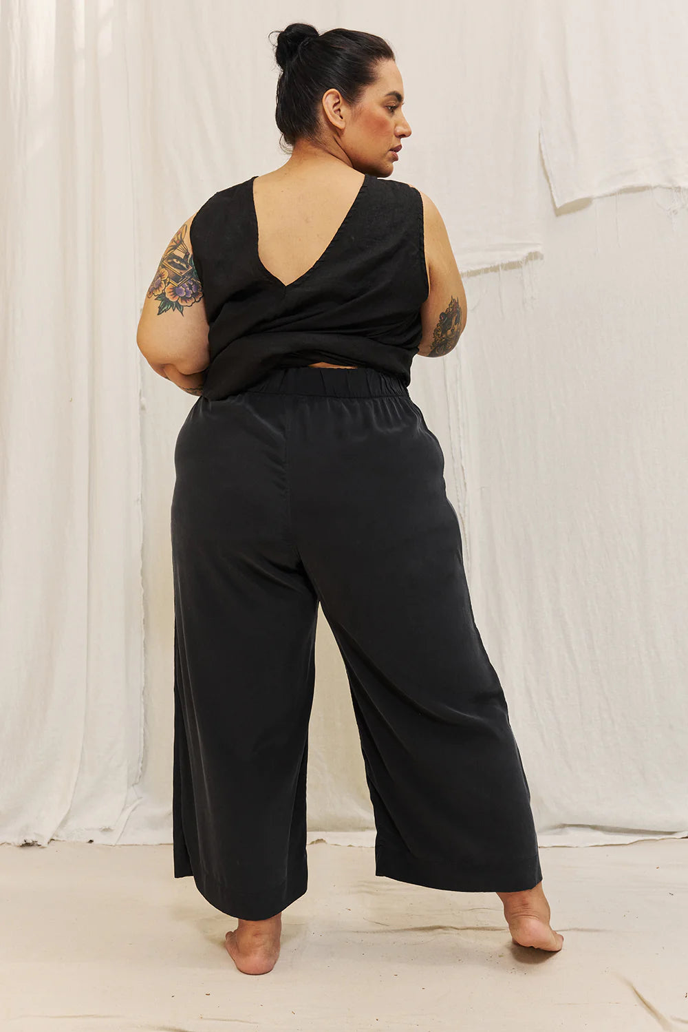 Florence Pant in Silk Crepe