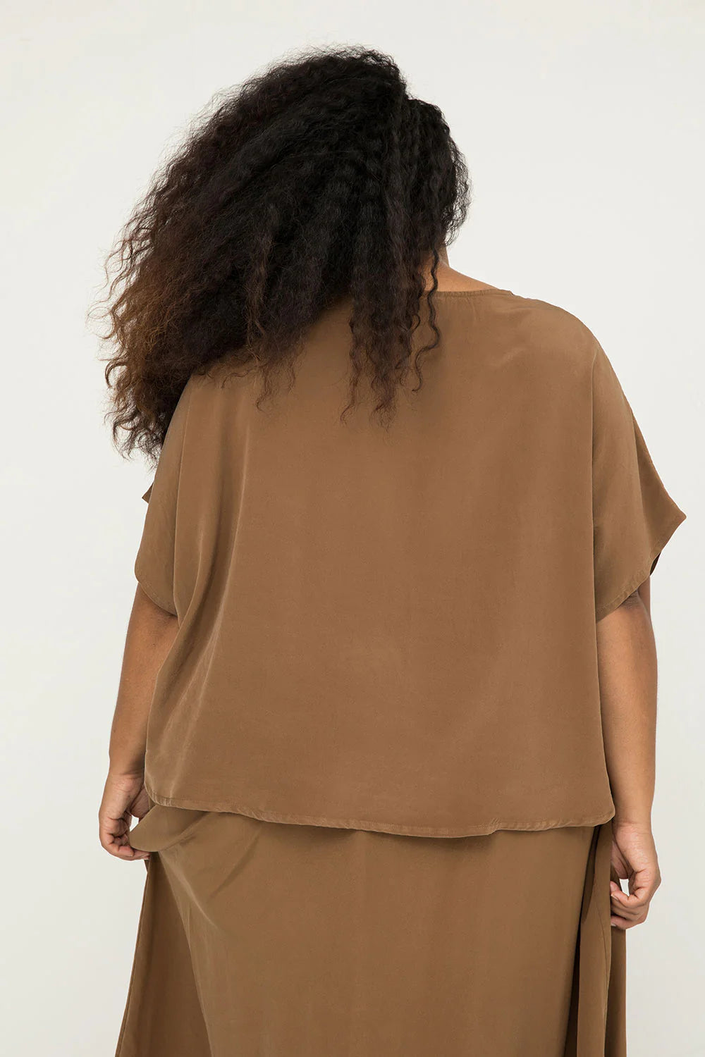 Linn Tee in Silk Crepe