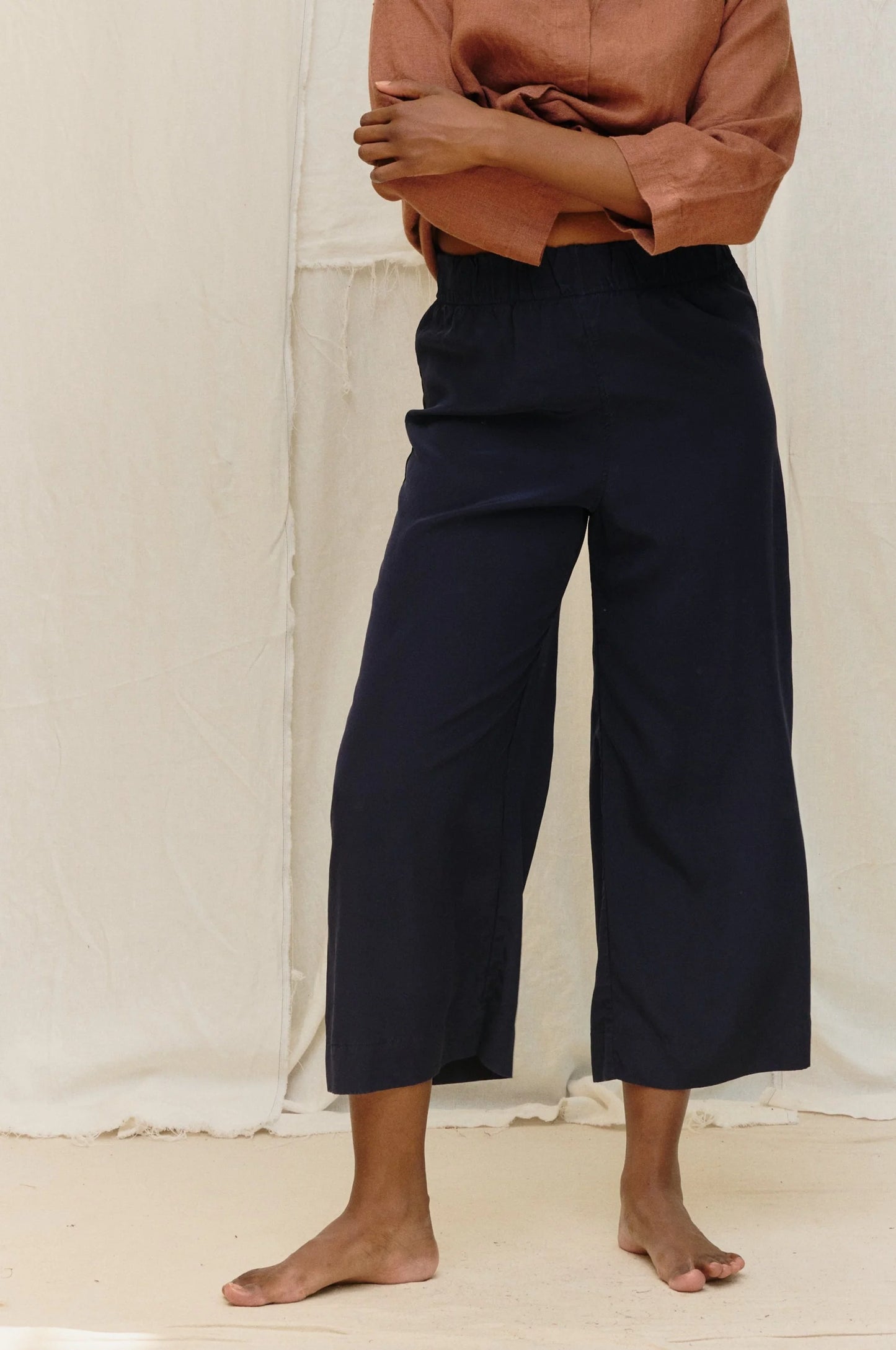 Florence Pant in Silk Crepe