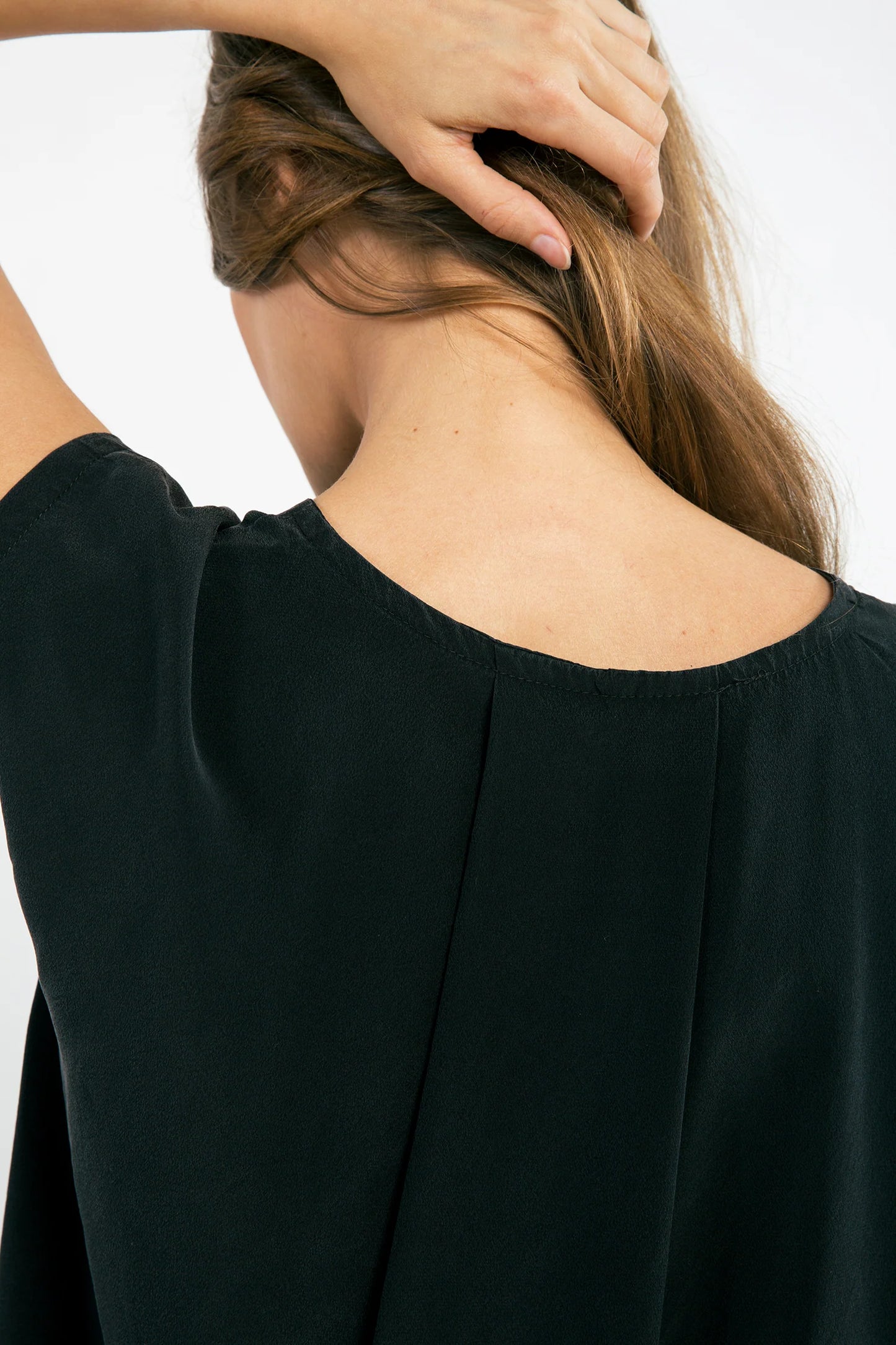 Josephine Shell in Silk Crepe