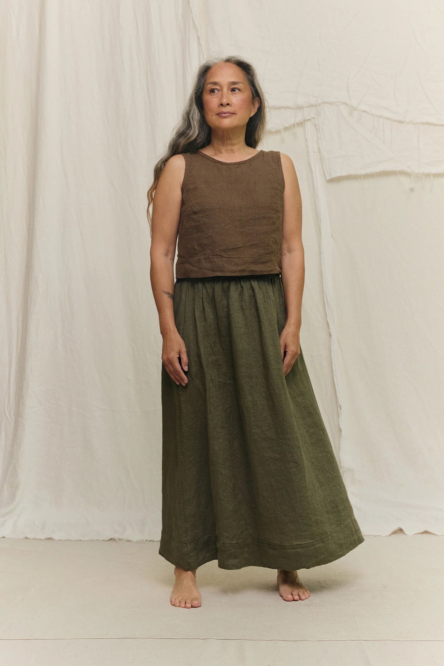 Bel Skirt in Lightweight Linen