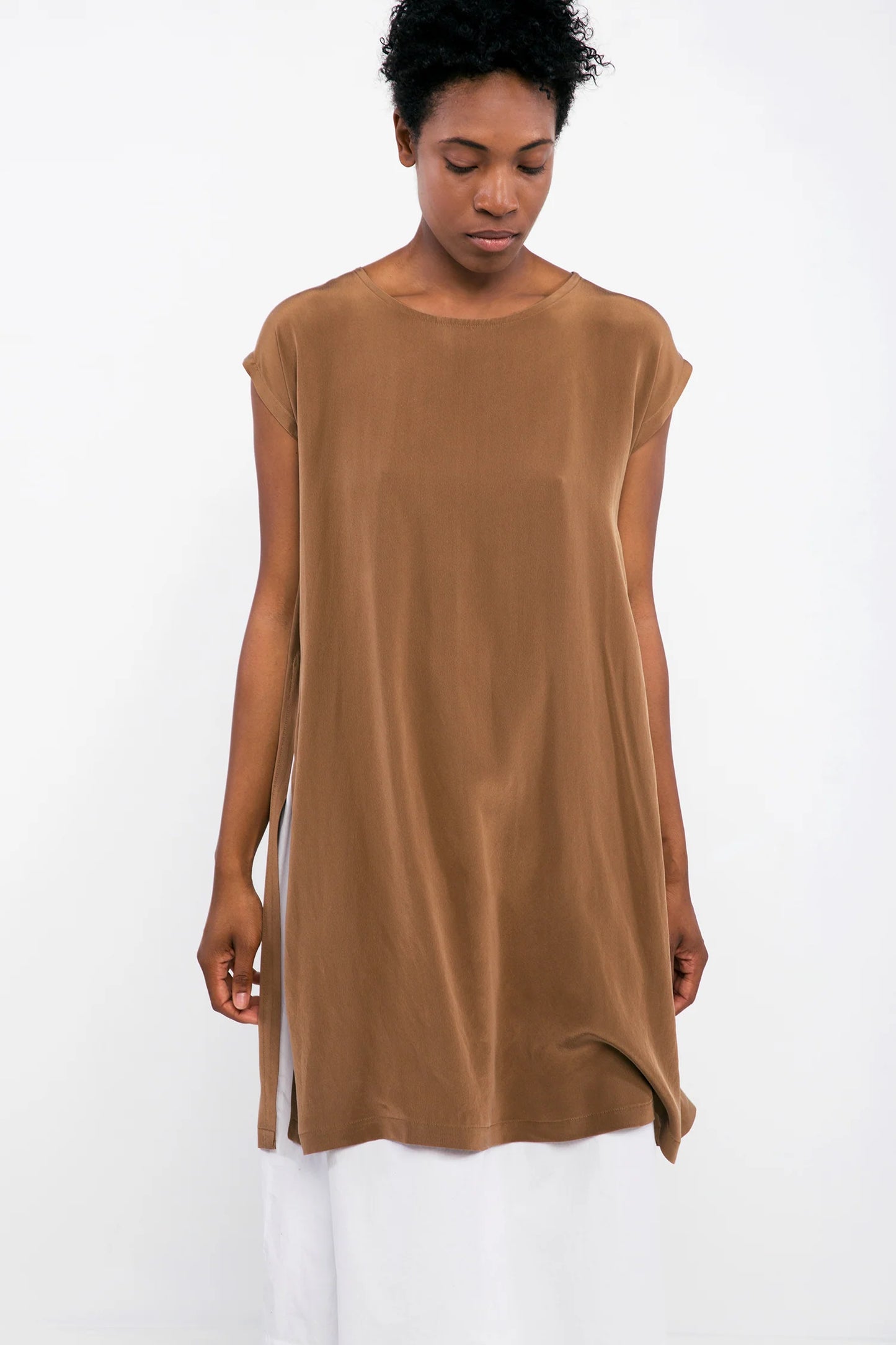 Josephine Tunic in Silk Crepe