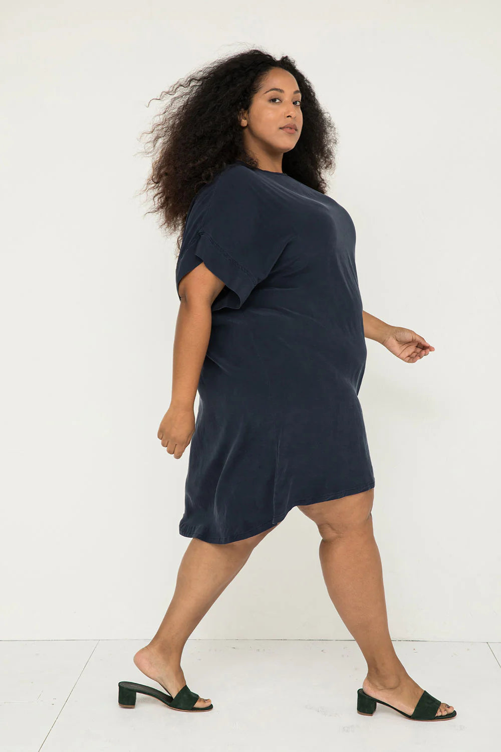 Georgia Dress in Silk Crepe