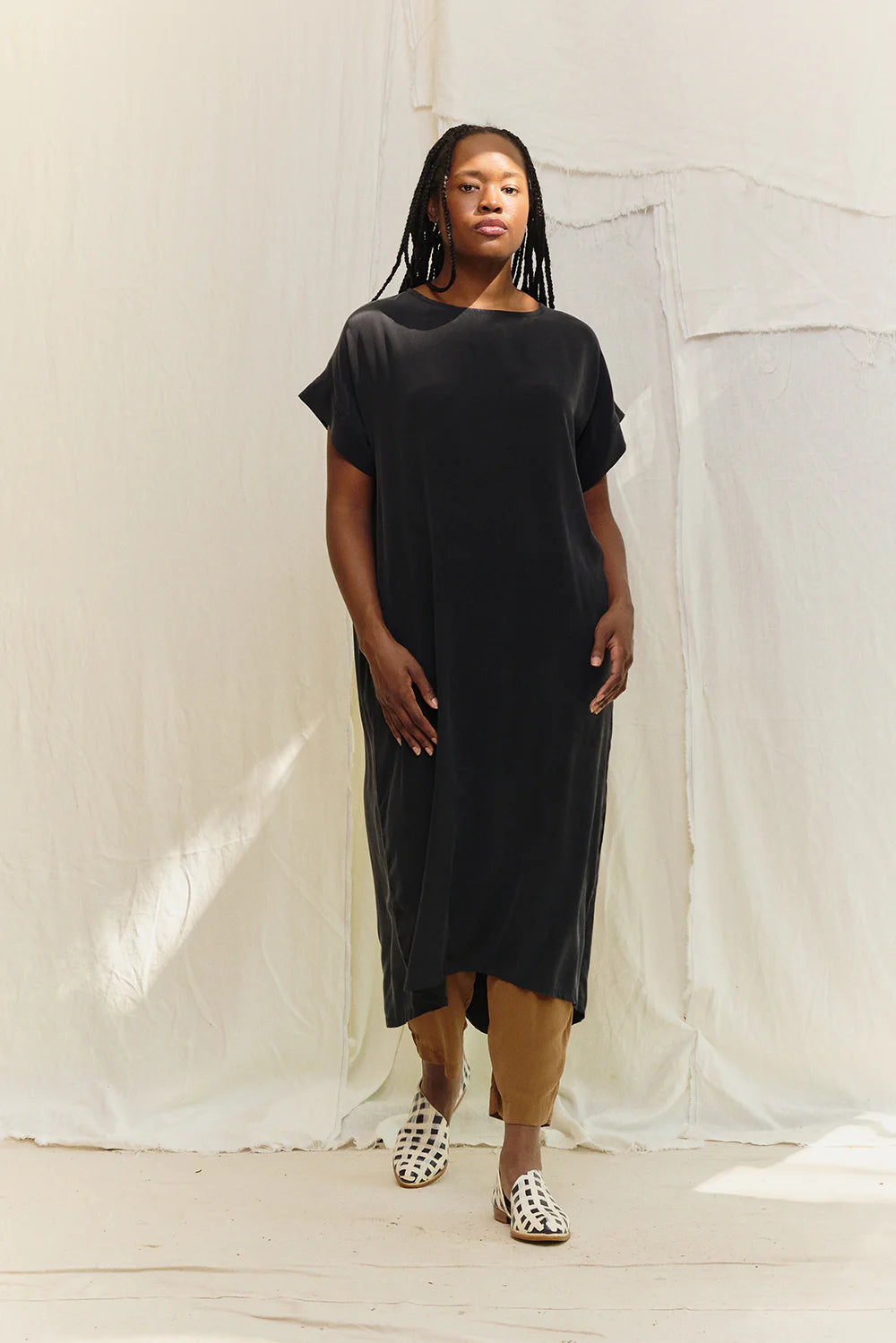 Georgia Midi in Silk Crepe