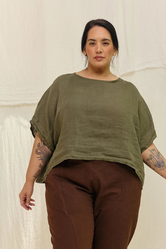 Linn Tee in Lightweight Linen