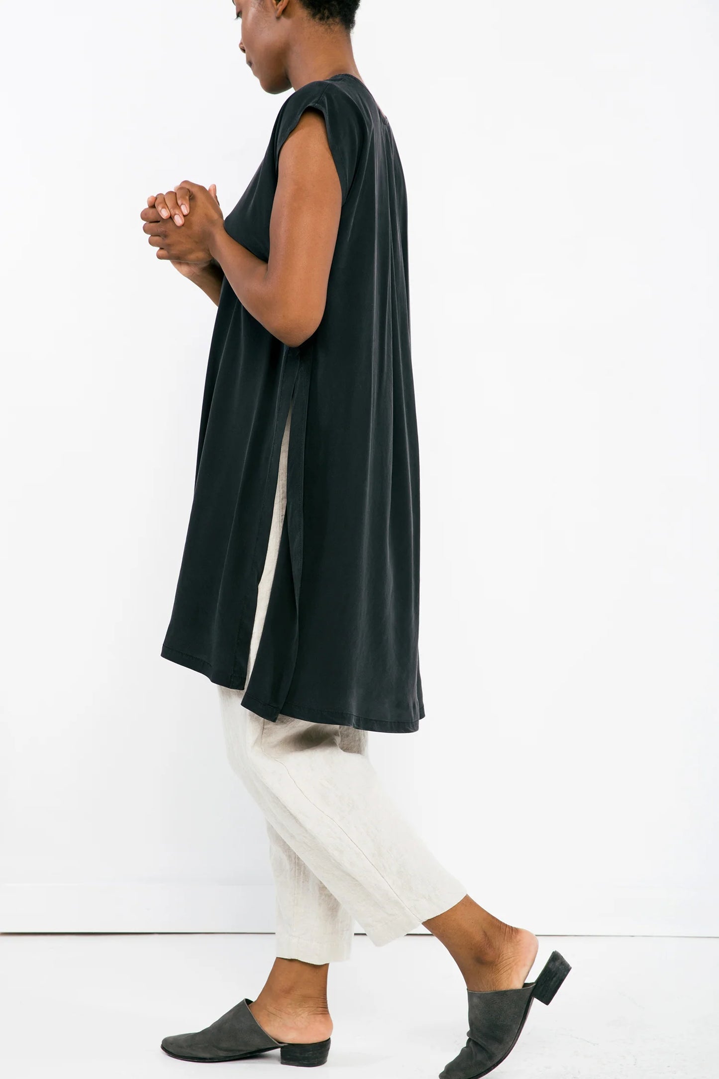 Josephine Tunic in Silk Crepe