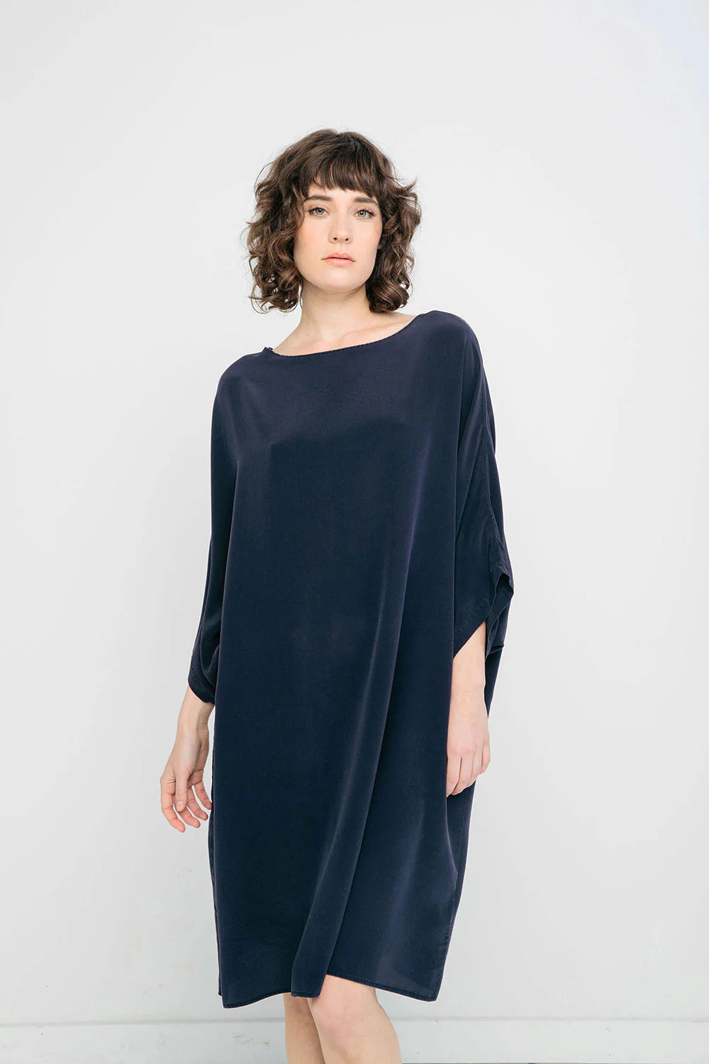 Artist Dress in Silk Crepe