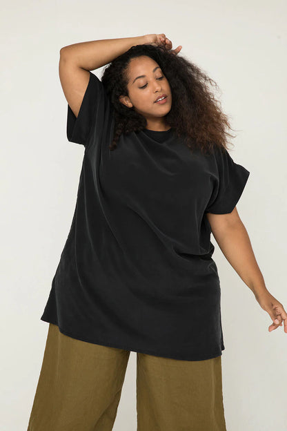 Georgia Dress in Silk Crepe