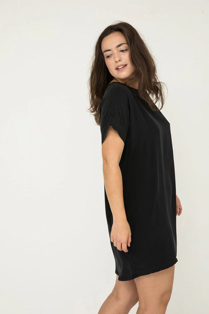 Georgia Dress in Silk Crepe