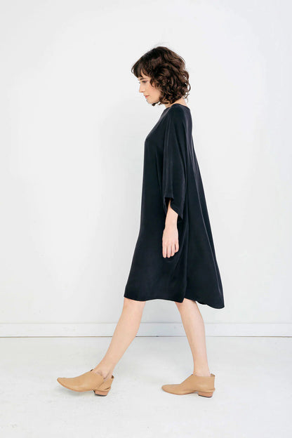 Artist Dress in Silk Crepe