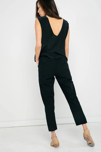 Marlena Tank in Silk Crepe