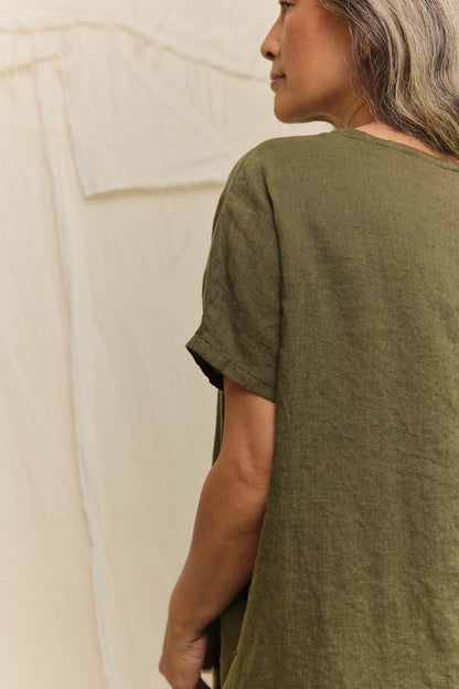 Harper Tunic in Lightweight Linen