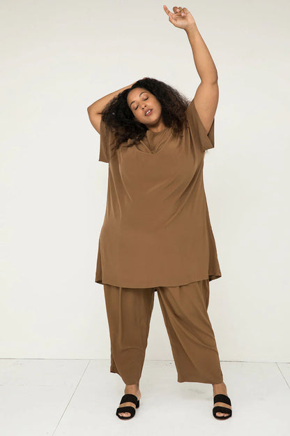 Georgia Dress in Silk Crepe