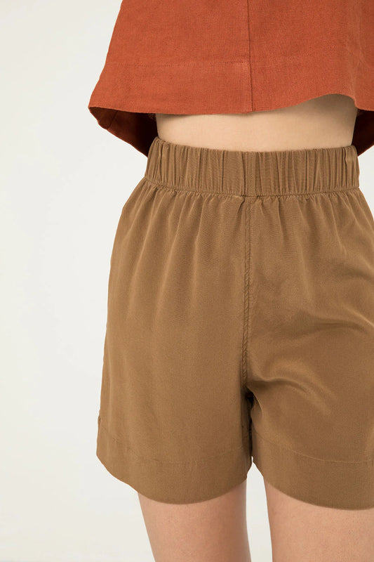 Florence Short in Silk Crepe