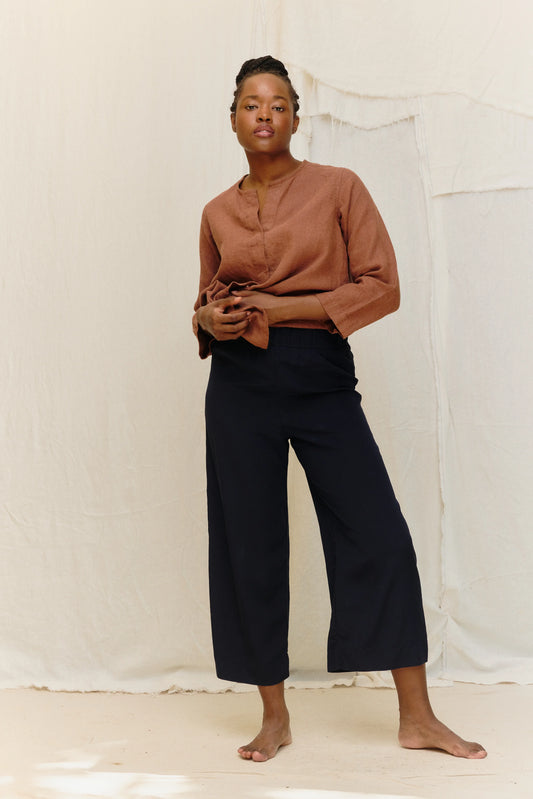Florence Pant in Silk Crepe