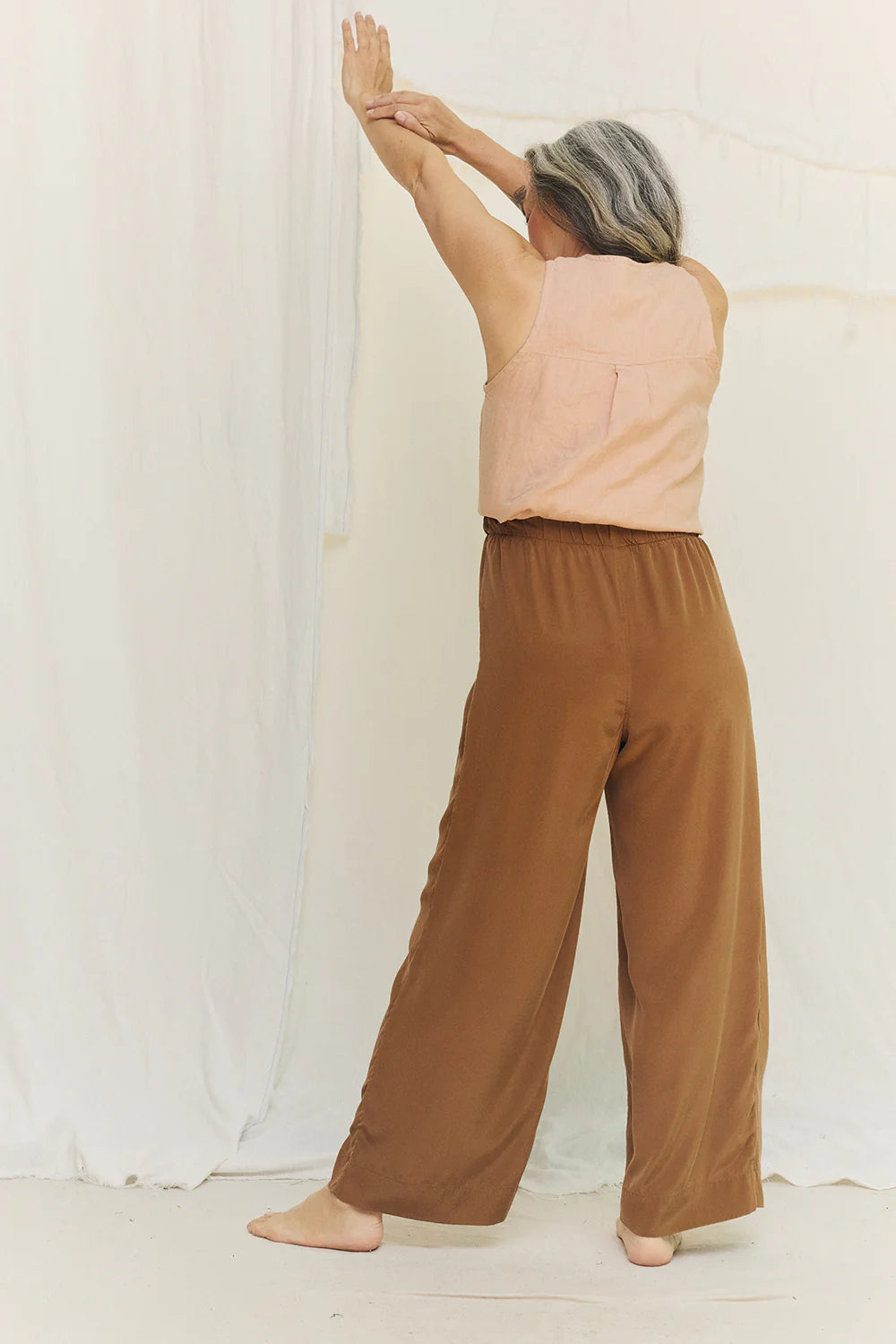 Florence Pant in Silk Crepe