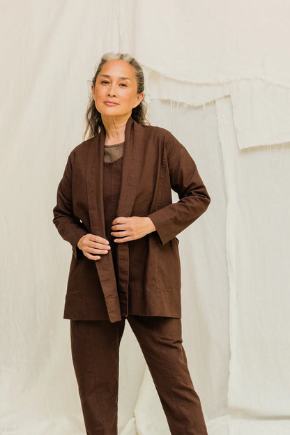 Organic Cotton Canvas, 10oz | Umber