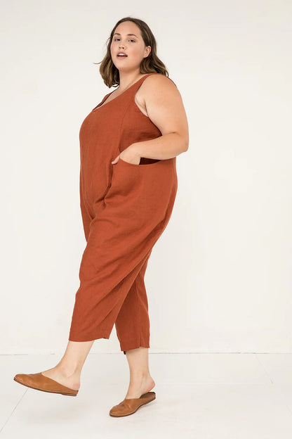 Old Midweight Linen | Terra