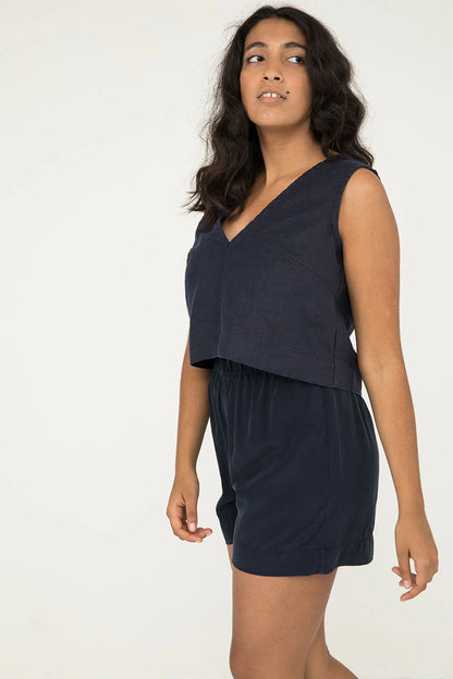 Florence Short in Silk Crepe